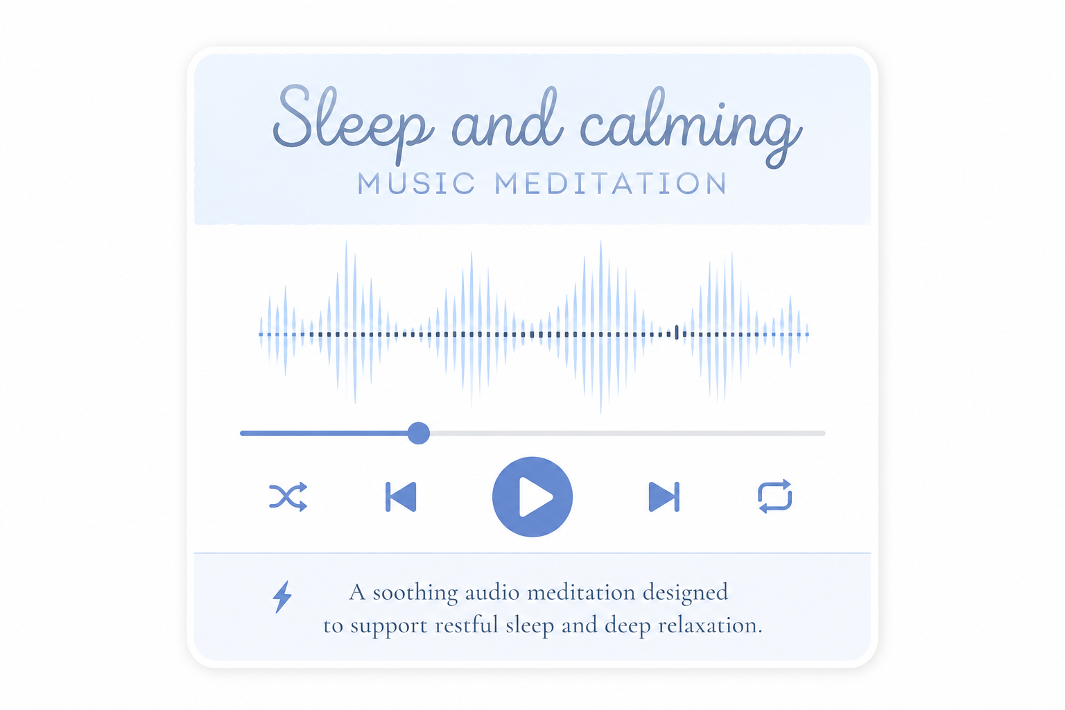 Meditación musical para dormir y relajarse